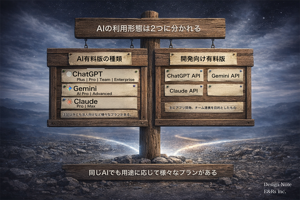 利用形態の分岐点