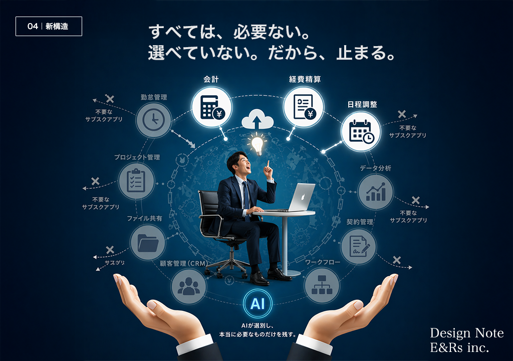 すべては必要ない。選べていない。だから、止まる。